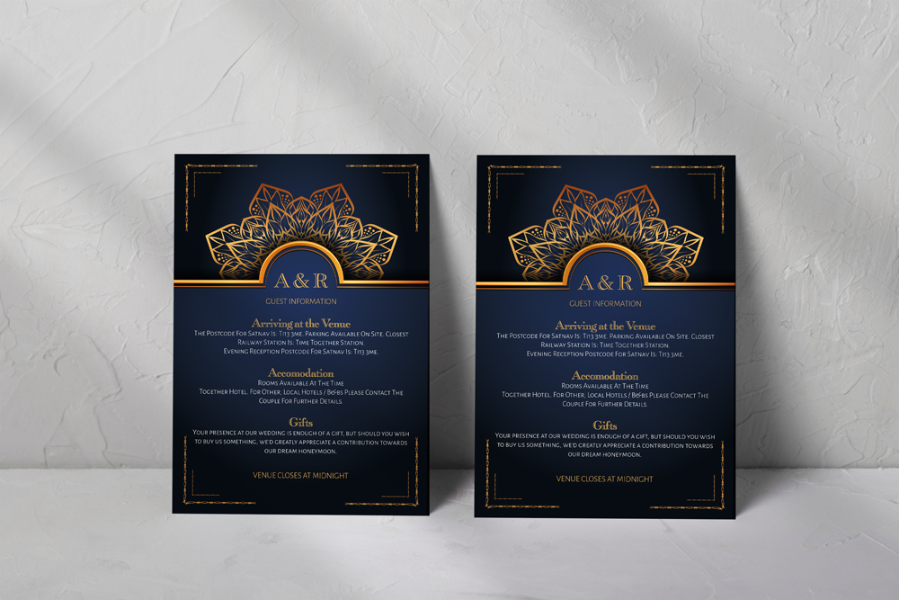 Guest Information Card