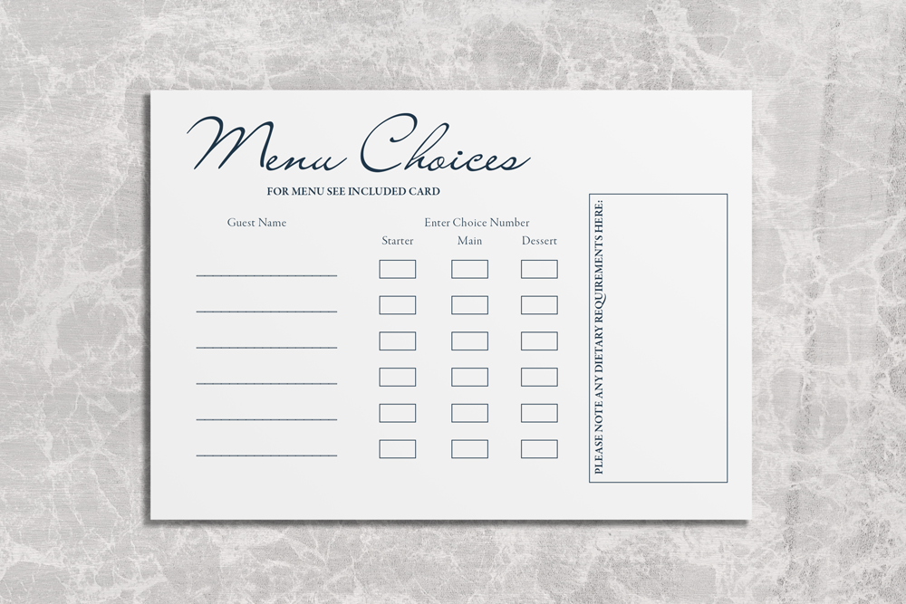 RSVP Card Deluxe