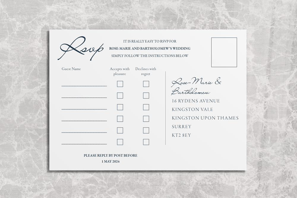 RSVP Card Deluxe