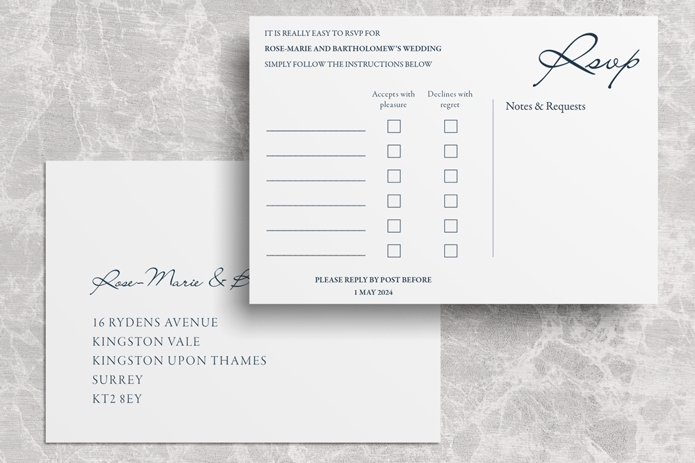 RSVP Card