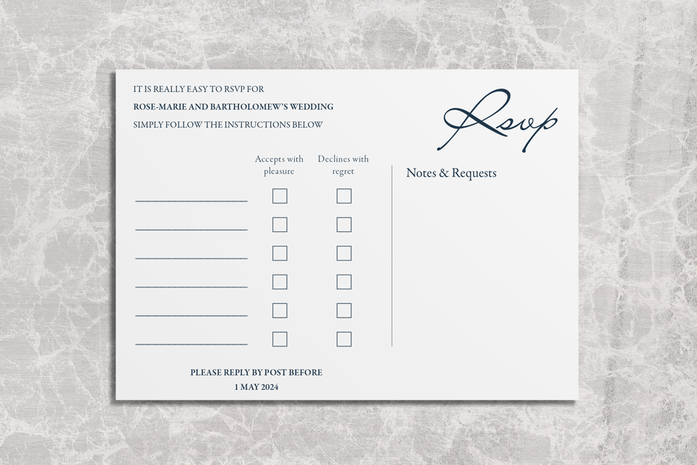 RSVP Card