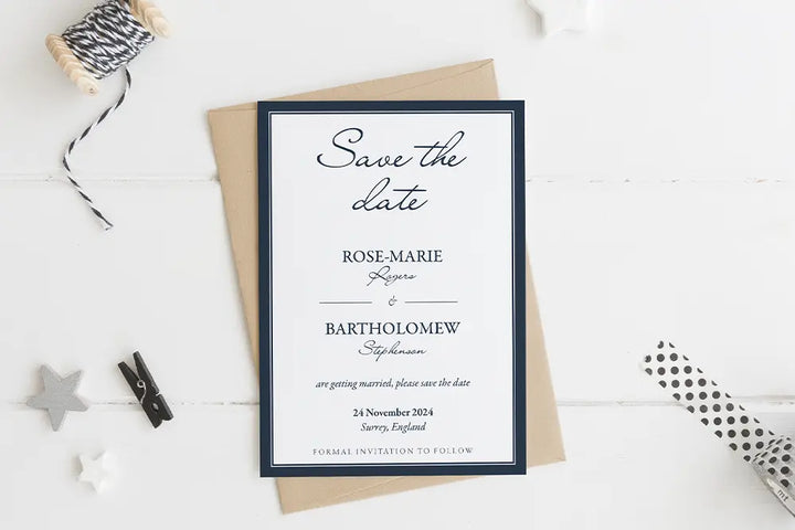 Save the Date Elegant