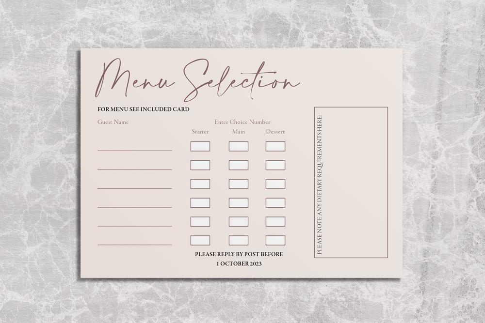 RSVP Card Deluxe