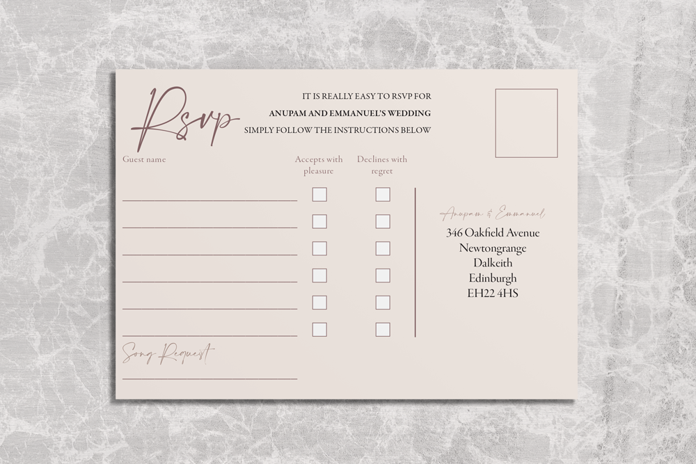 RSVP Card Deluxe