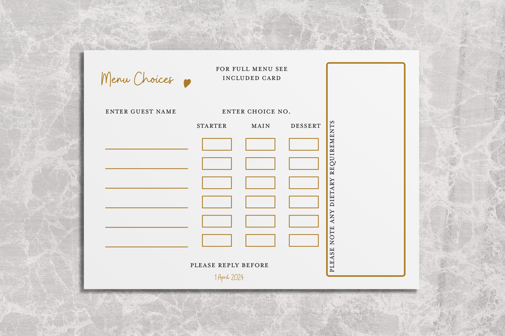 RSVP Card Deluxe