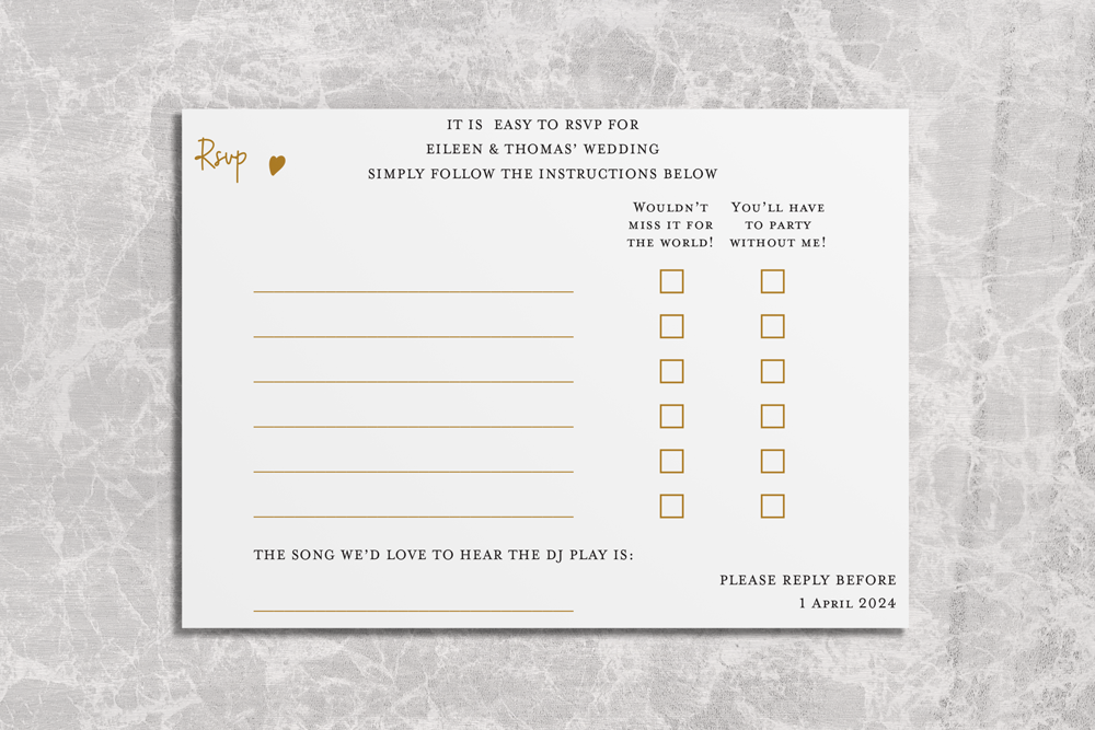 RSVP Card