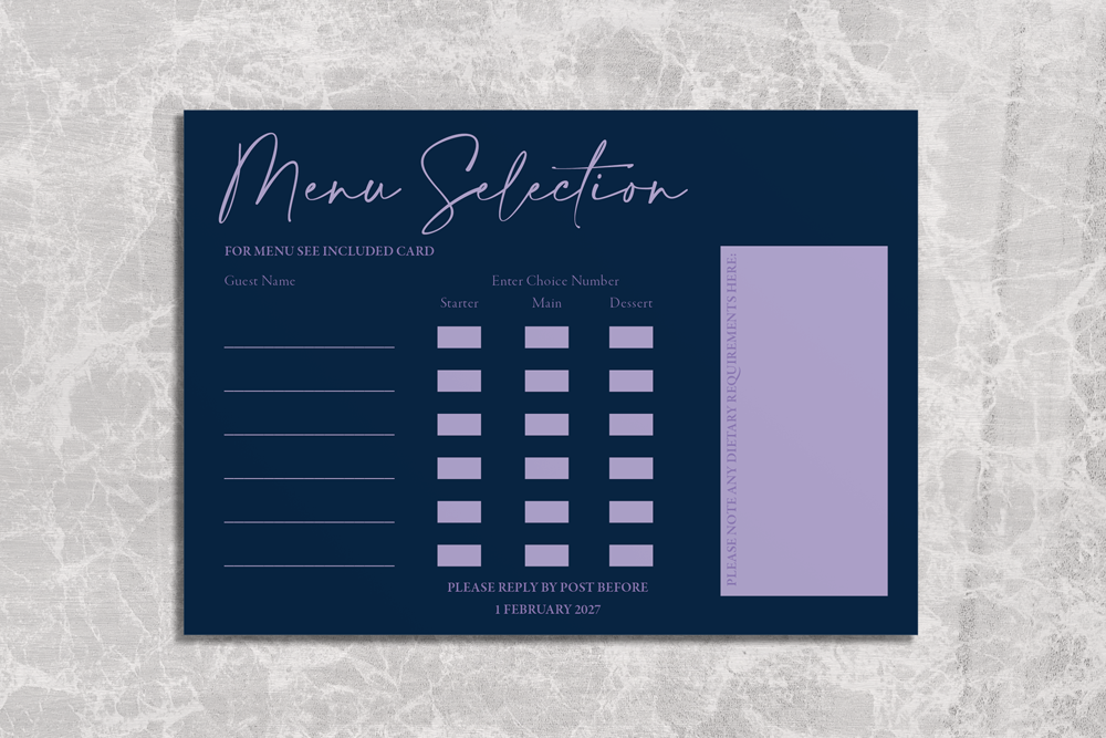 RSVP Card Deluxe