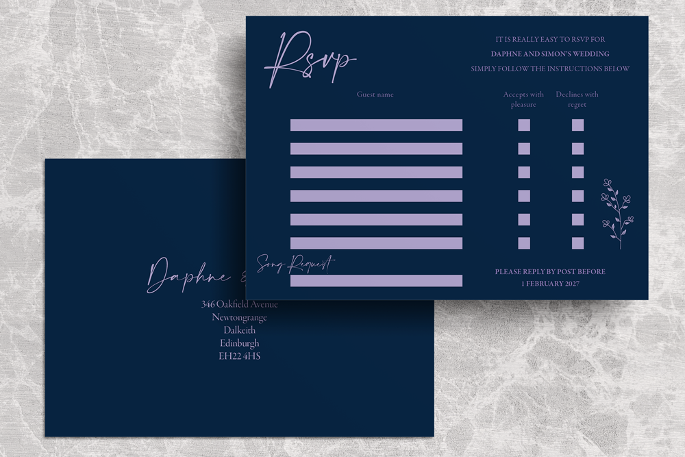 RSVP Card