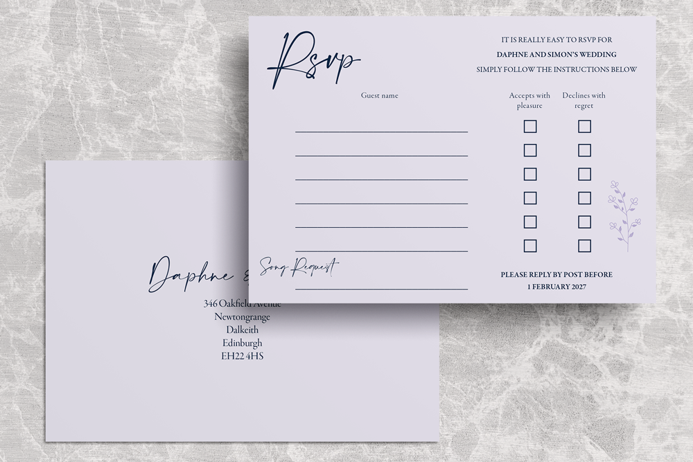 RSVP Card