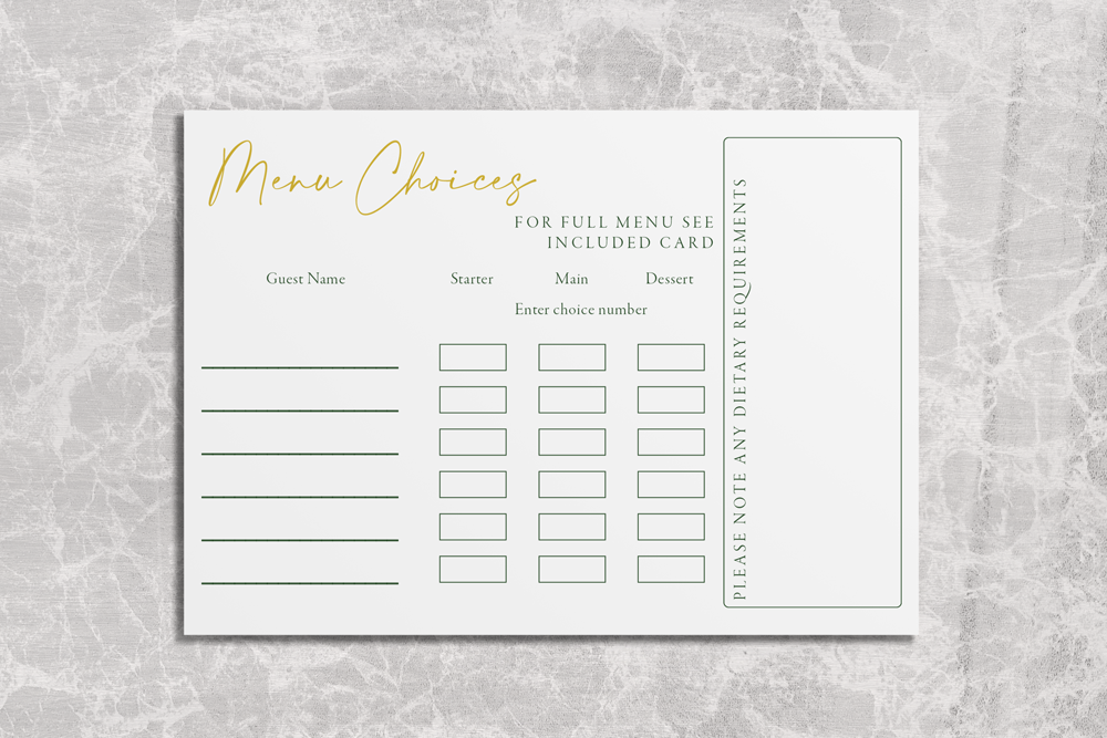 RSVP Card Deluxe
