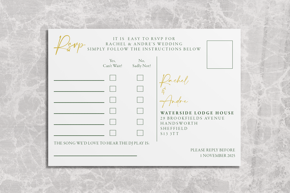 RSVP Card Deluxe