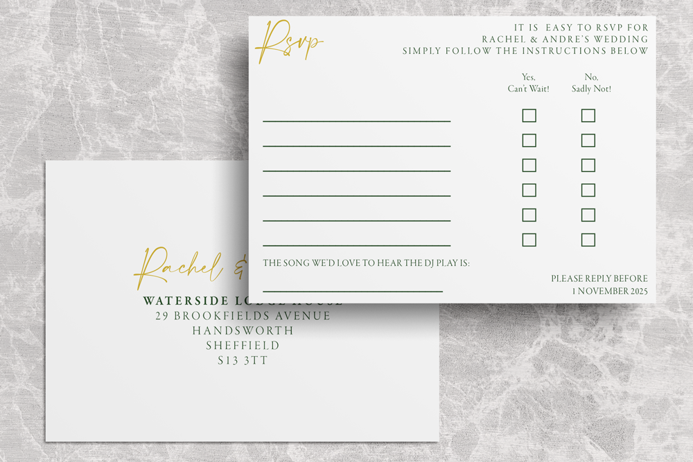 RSVP Card