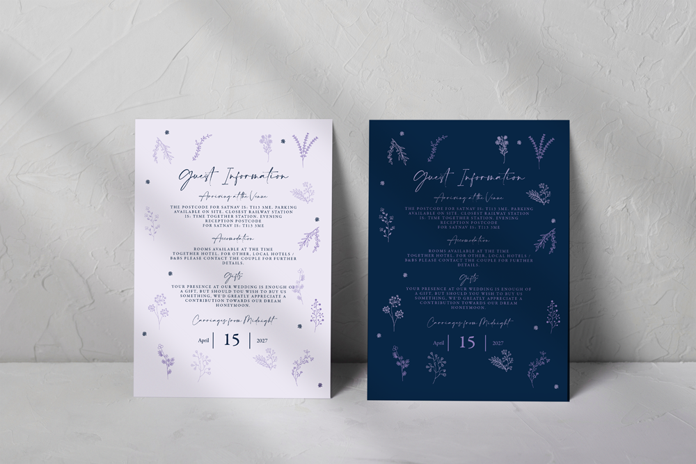 Guest Information Card