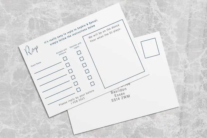 RSVP Card Impression