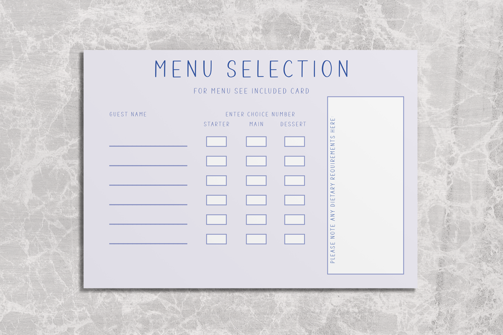RSVP Card Deluxe
