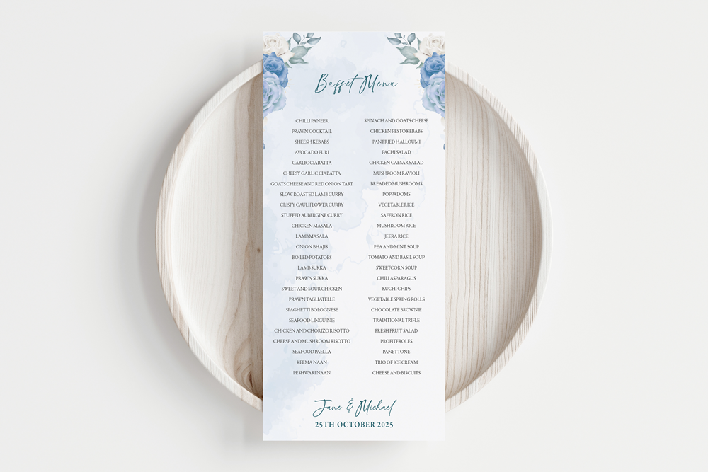 Buffet Menu