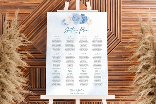 Seating Plan Sign