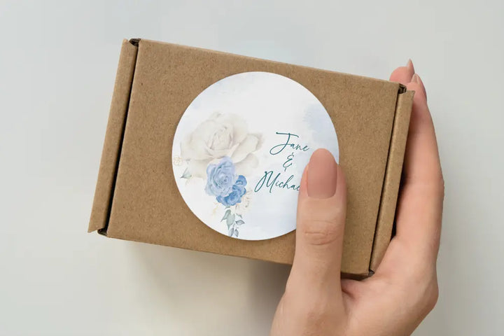 Stickers Blue Floral