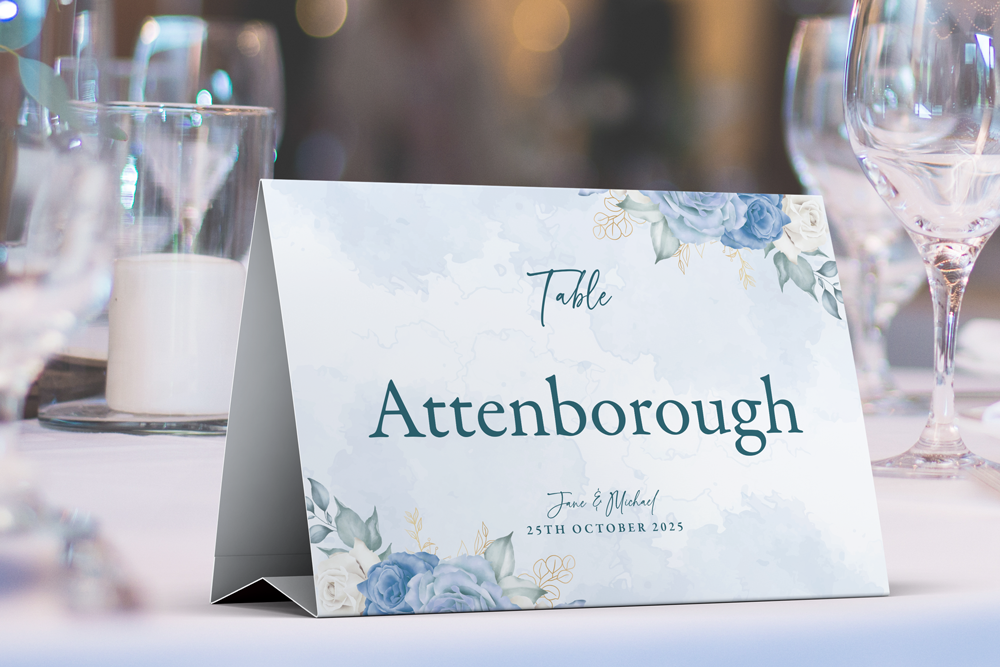 Table Name Sign