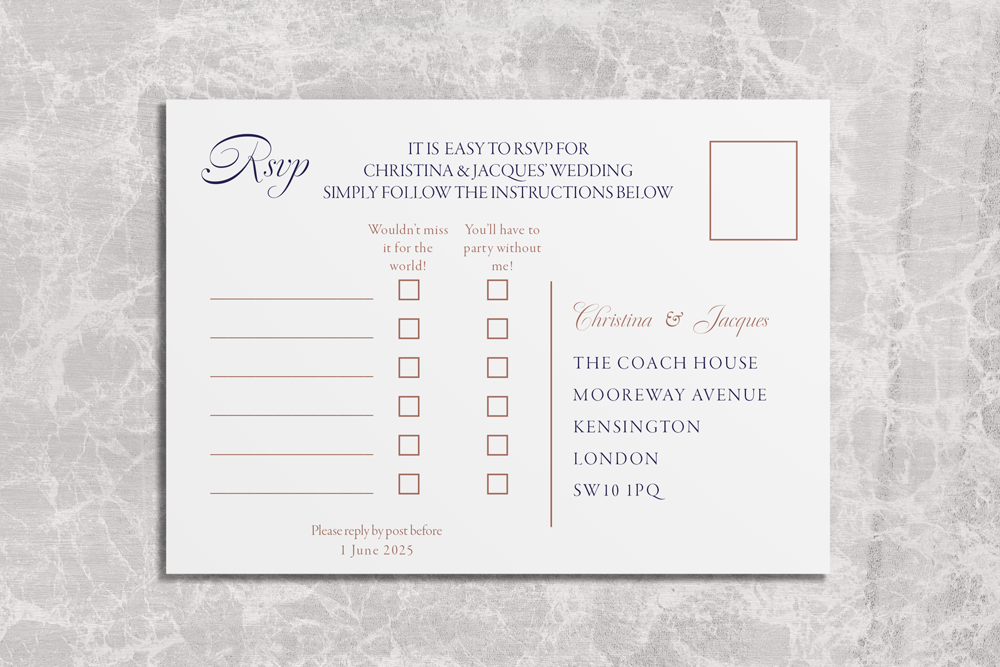RSVP Card Deluxe