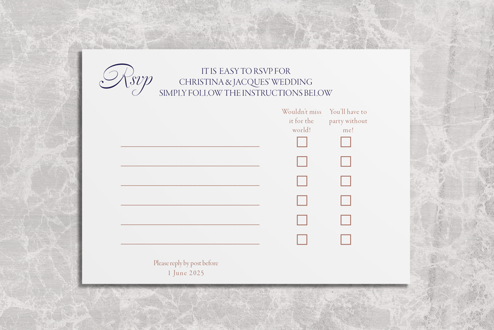 RSVP Card