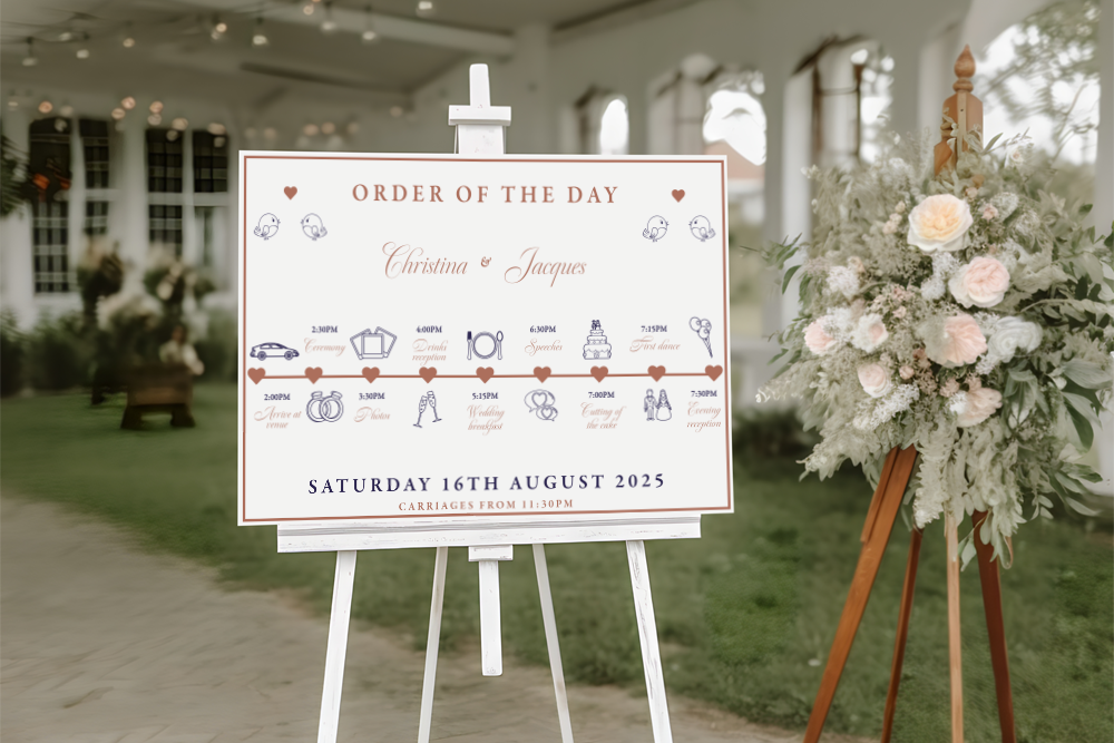 Order of the Day Sign