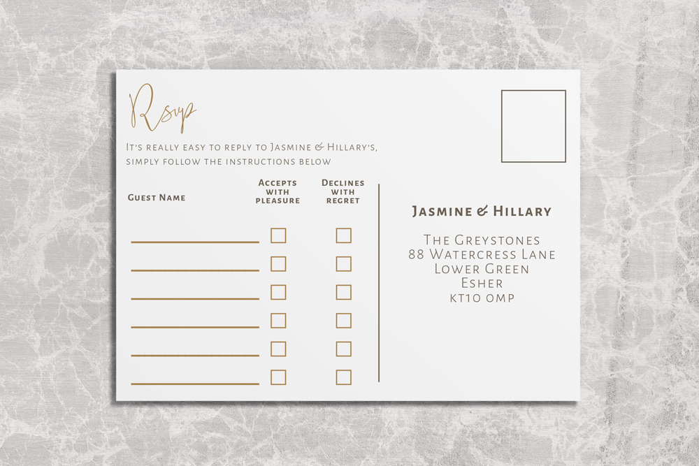 RSVP Card Deluxe