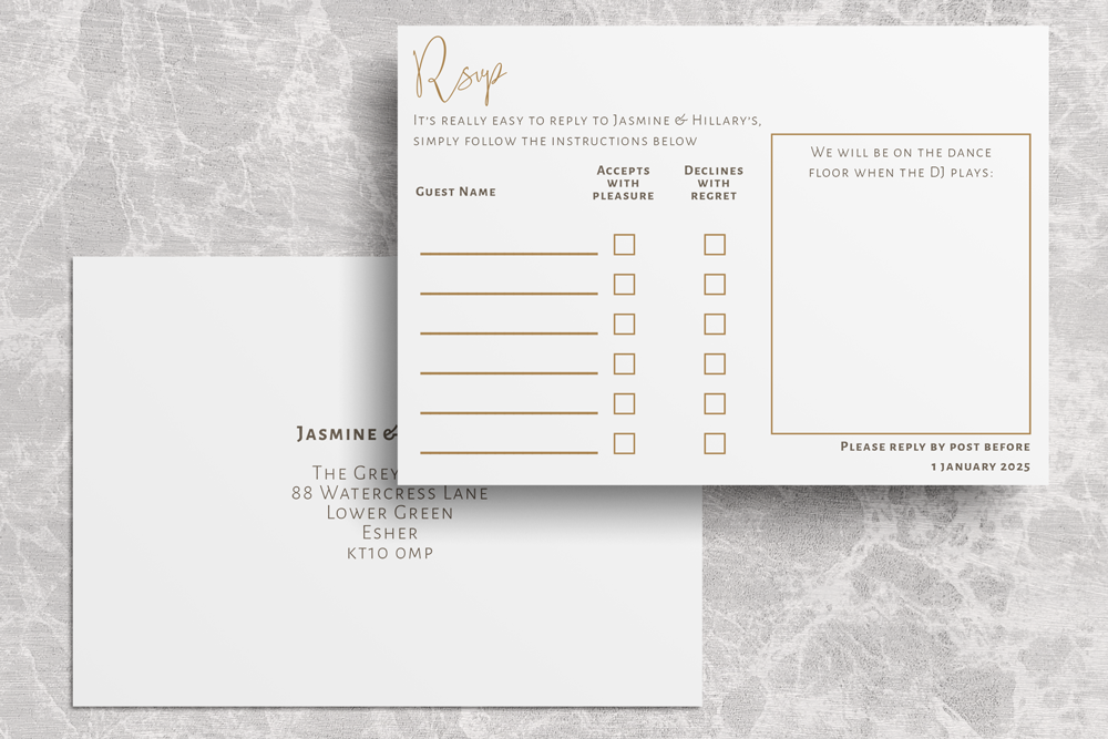 RSVP Card