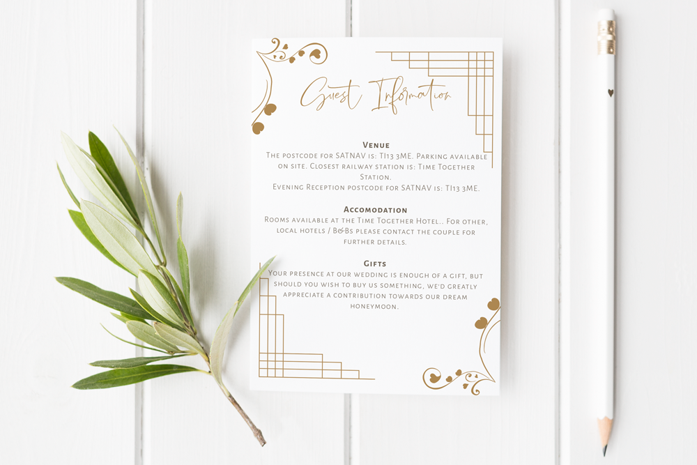 Guest Information Card