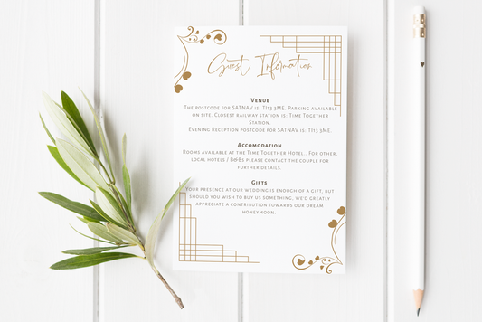 Guest Information Card