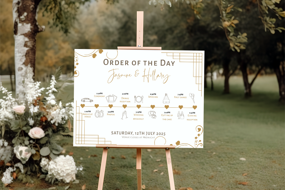 Order of the Day Sign