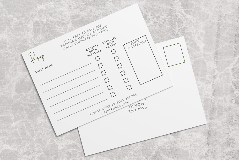 RSVP Card