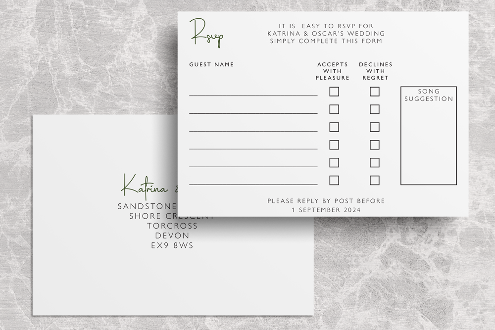 RSVP Card