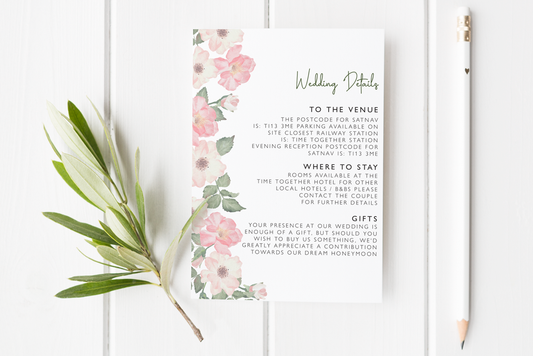 Guest Information Card