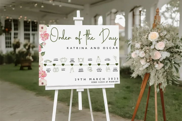 Order of the Day Sign Olive Petal