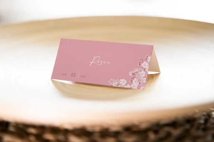 Place cards Pink Blossom
