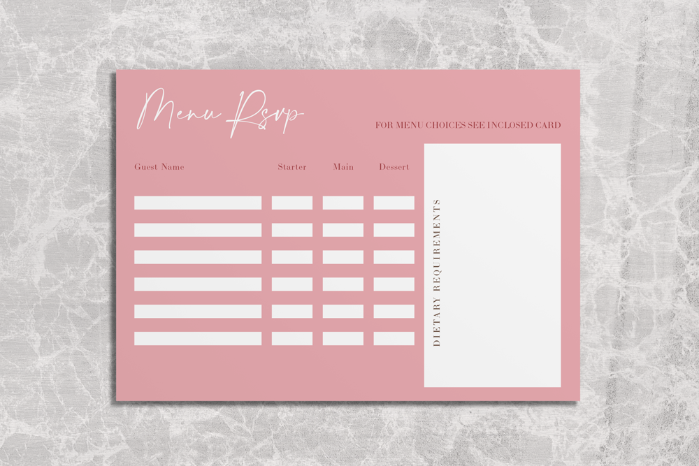 RSVP Card Deluxe