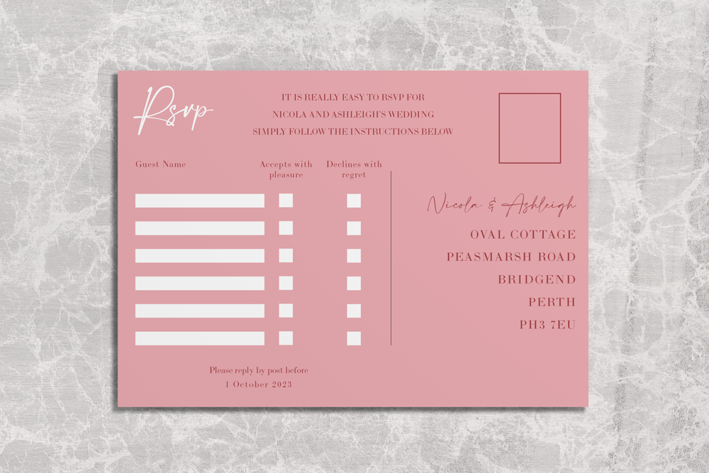 RSVP Card Deluxe