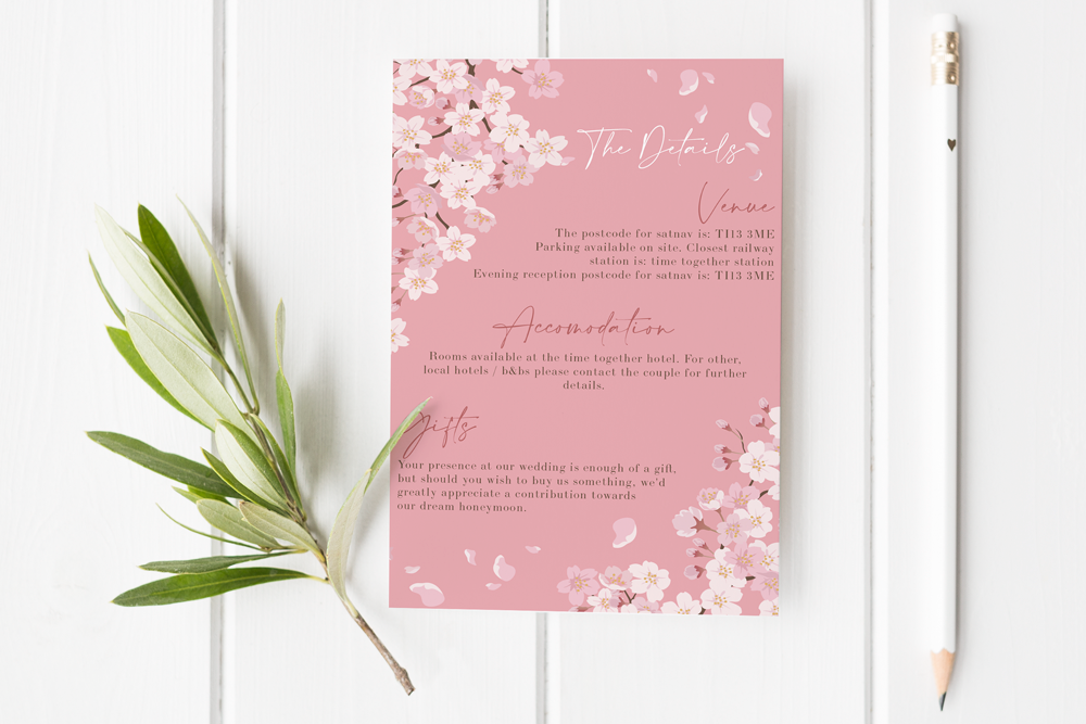 Guest Information Card