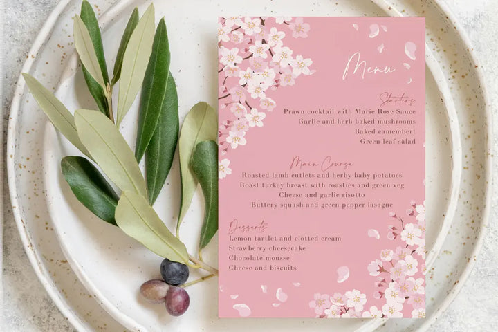 Set Menu Pink Blossom