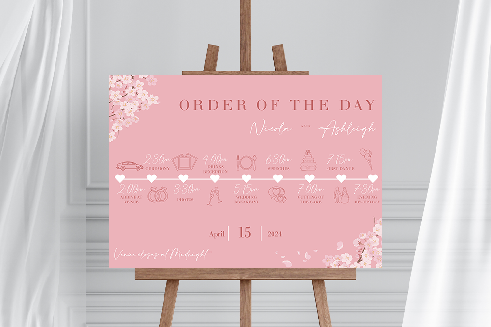 Order of the Day Sign