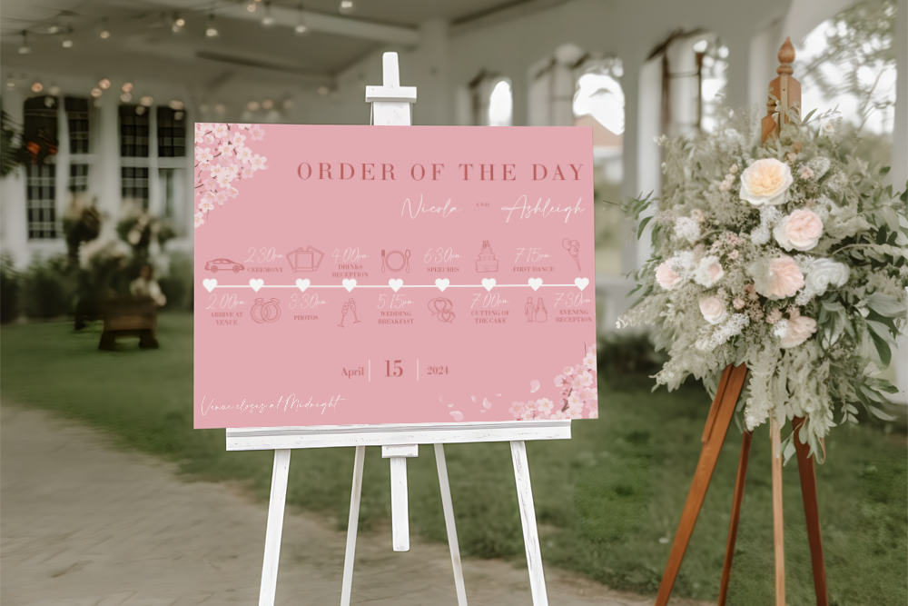 Order of the Day Sign