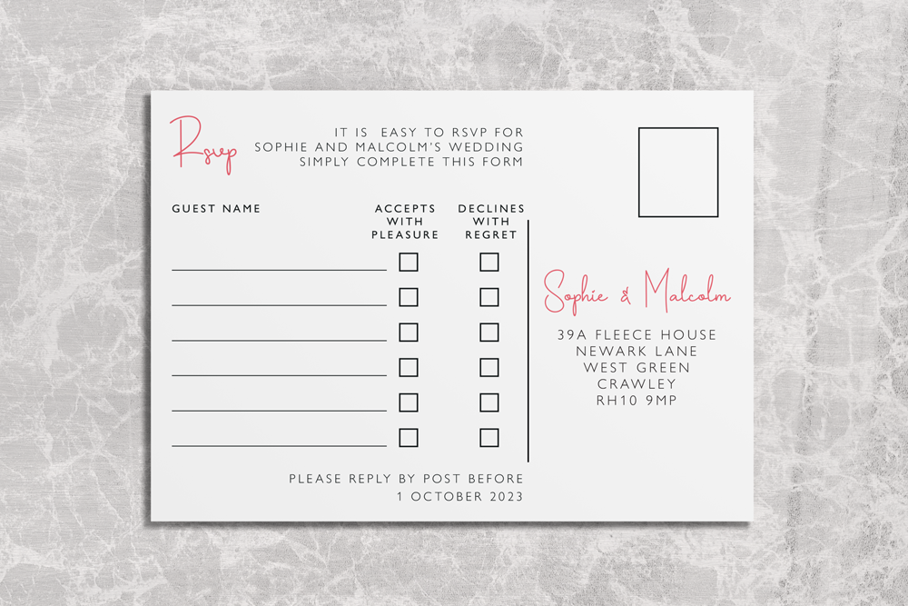 RSVP Card Deluxe
