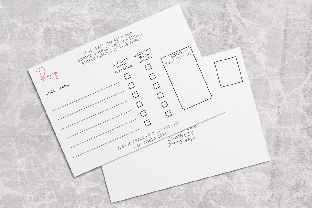 RSVP Card