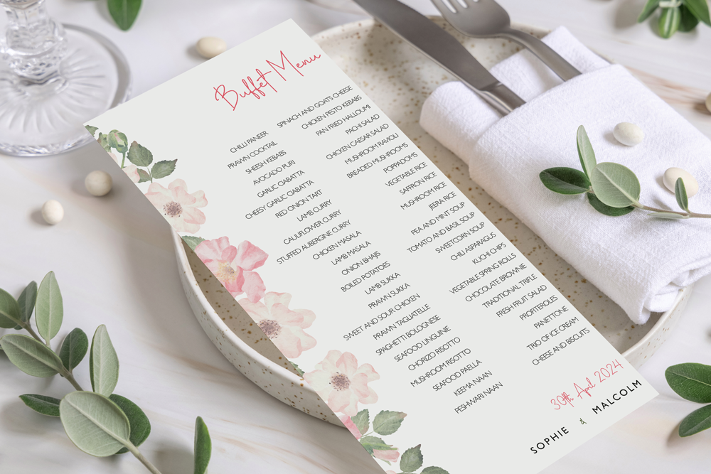 Buffet Menu