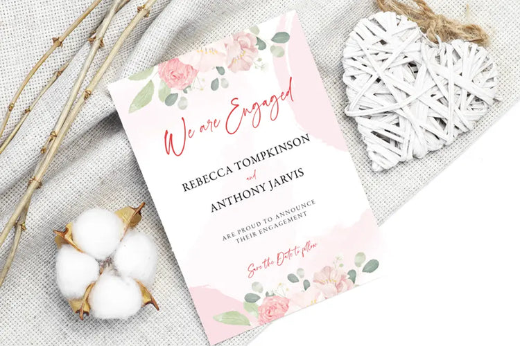 Engagement Announcement Rose