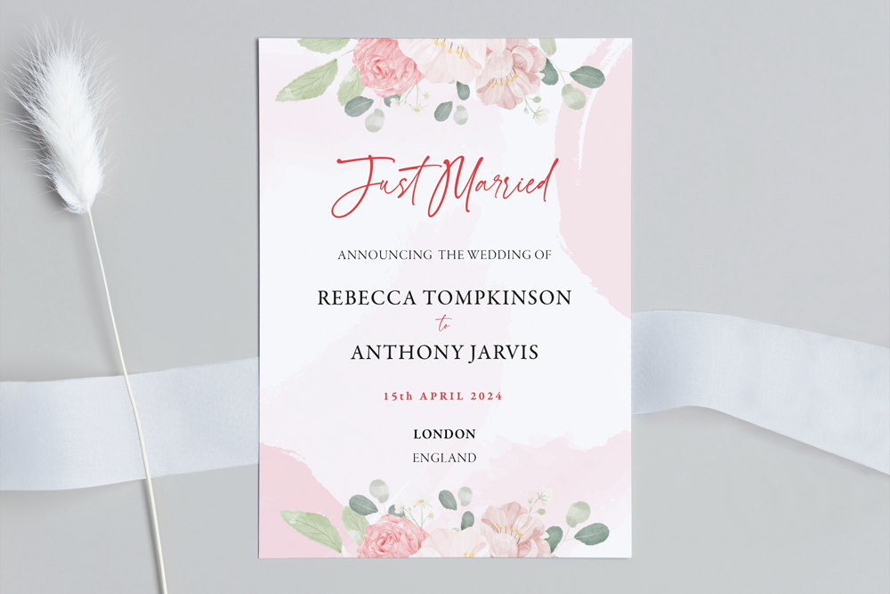 Wedding Announcement Card