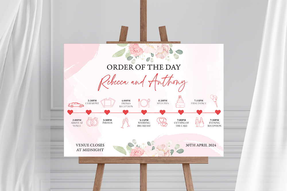 Order of the Day Sign