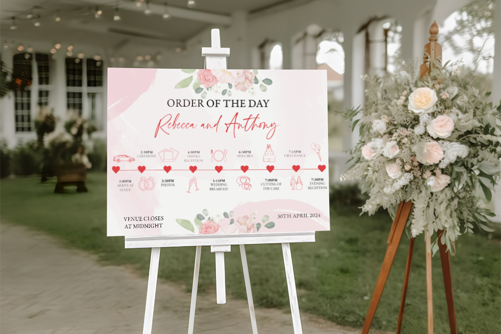 Order of the Day Sign