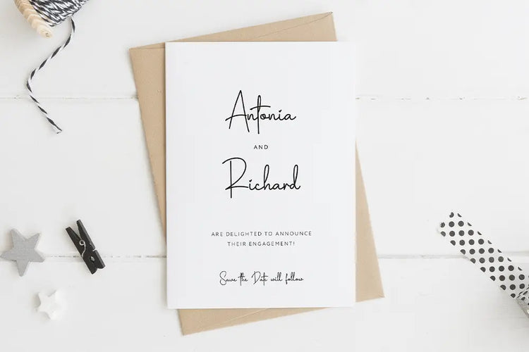 Engagement Announcement Signature